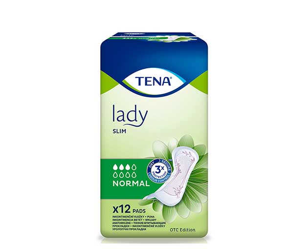 TENA LADY უროლოგიური საფენი 4 წვეთიანი 12ც